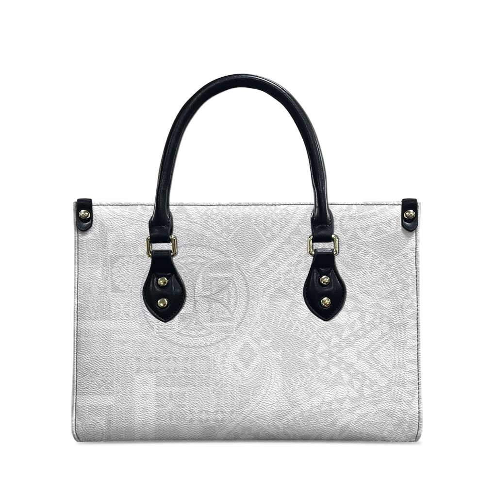 Samoan Culture-Lotu Tamaiti Leather Bag Siapo and Polynesian Art Tattoos LT03 - Polynesian Pride
