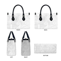 Samoan Culture-Lotu Tamaiti Leather Bag Siapo and Polynesian Art Tattoos LT03 - Polynesian Pride