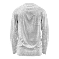 Samoan Culture-Lotu Tamaiti Long Sleeve Shirt Siapo and Polynesian Art Tattoos LT03 - Polynesian Pride