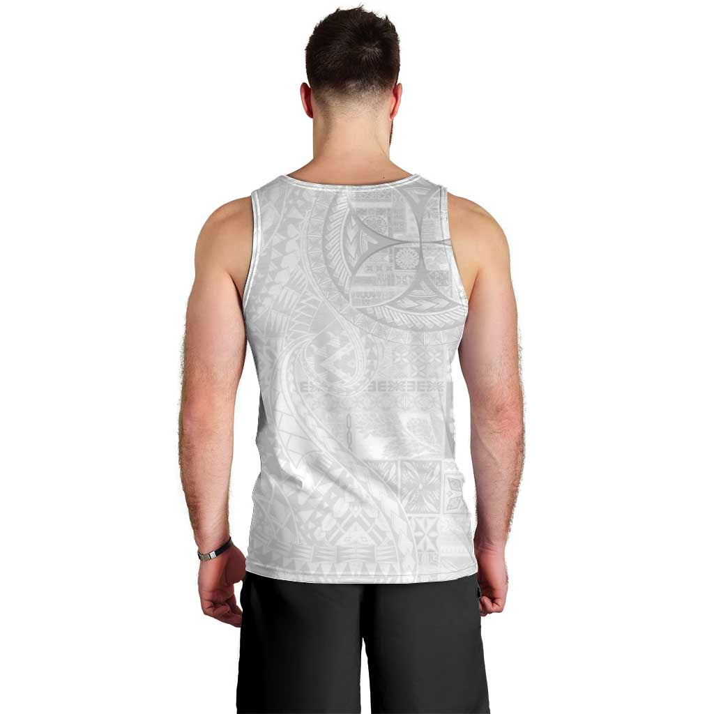 Samoan Culture-Lotu Tamaiti Men Tank Top Siapo and Polynesian Art Tattoos LT03 - Polynesian Pride