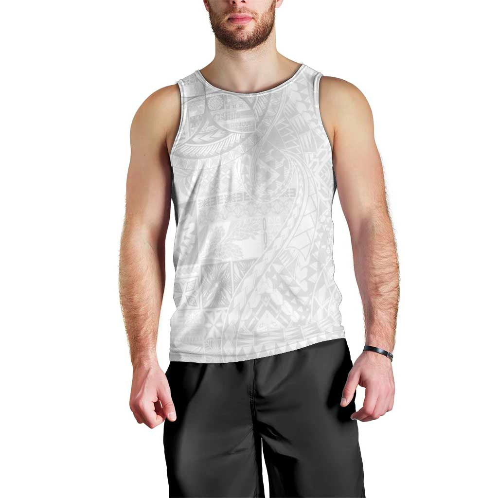 Samoan Culture-Lotu Tamaiti Men Tank Top Siapo and Polynesian Art Tattoos LT03 - Polynesian Pride