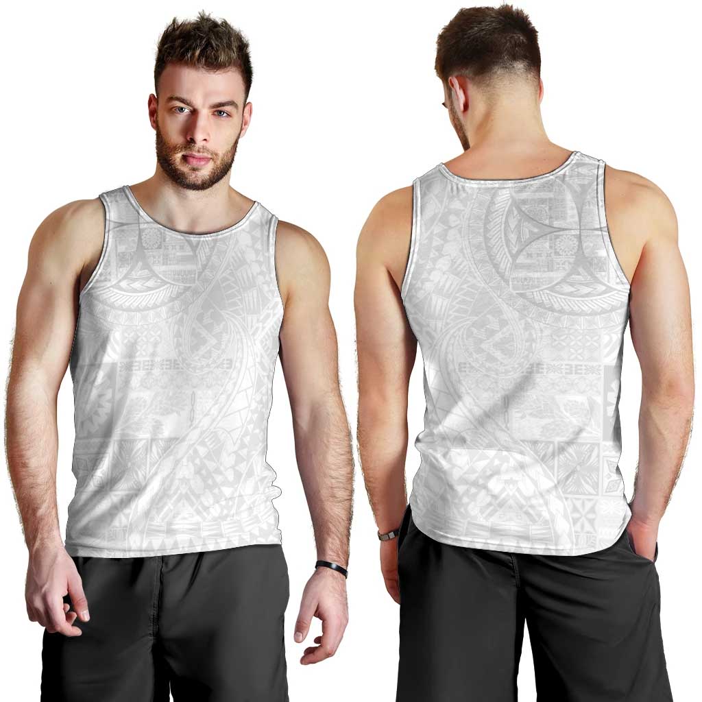 Samoan Culture-Lotu Tamaiti Men Tank Top Siapo and Polynesian Art Tattoos LT03 - Polynesian Pride