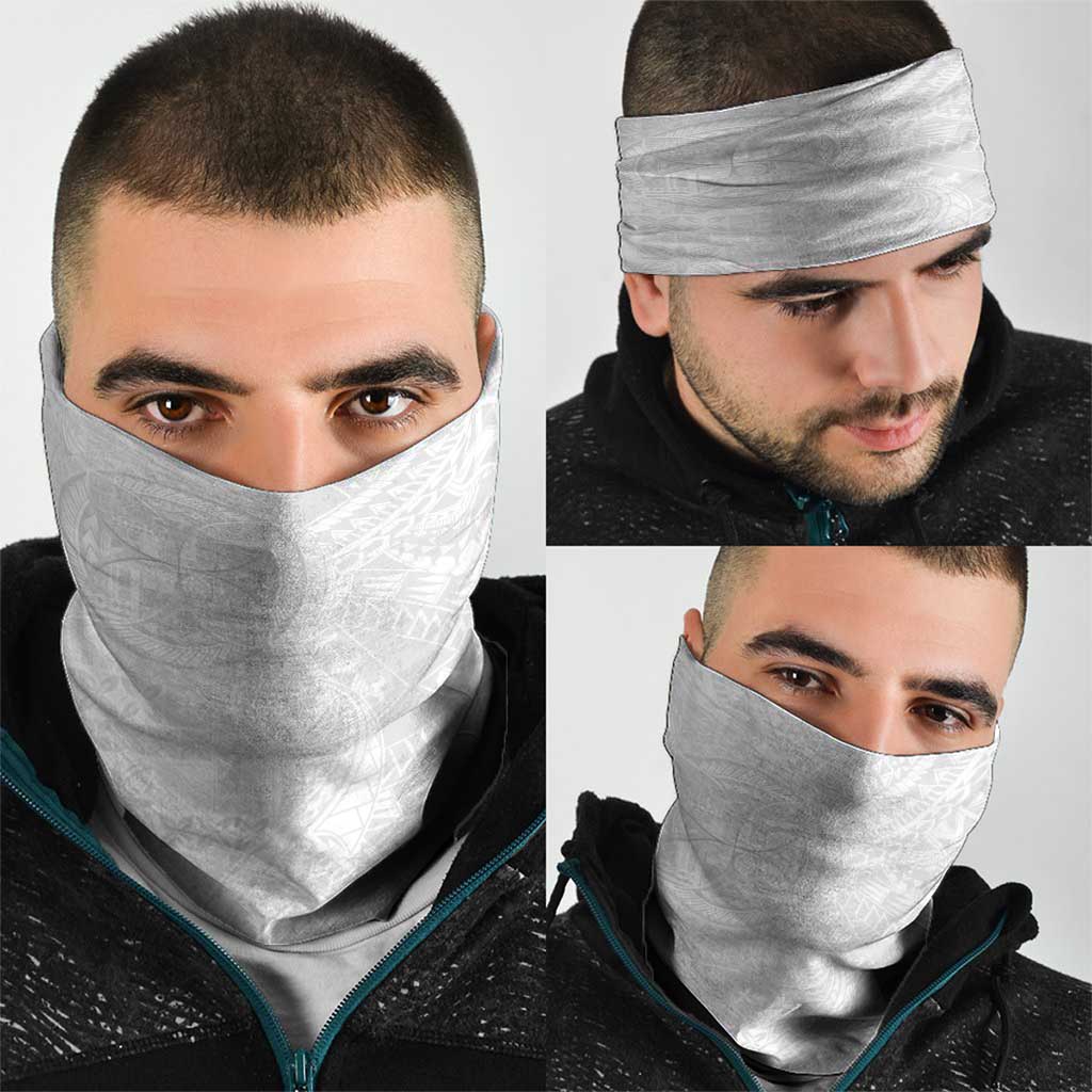 Samoan Culture-Lotu Tamaiti Neck Gaiter Siapo and Polynesian Art Tattoos LT03 - Polynesian Pride