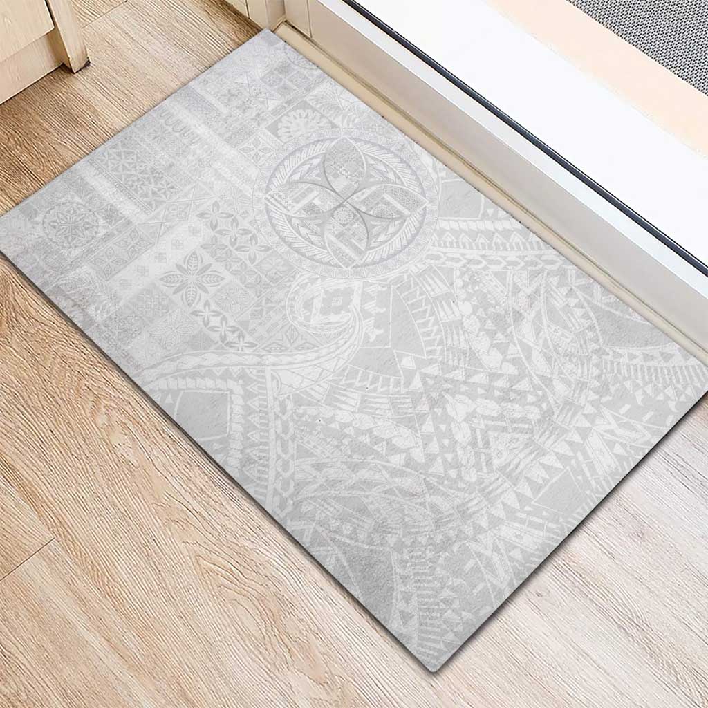 Samoan Culture-Lotu Tamaiti Rubber Doormat Siapo and Polynesian Art Tattoos LT03 - Polynesian Pride