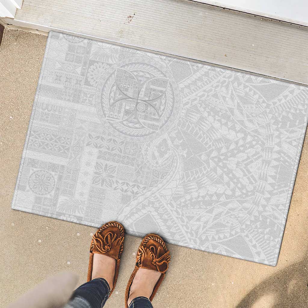 Samoan Culture-Lotu Tamaiti Rubber Doormat Siapo and Polynesian Art Tattoos LT03 - Polynesian Pride