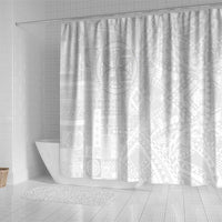 Samoan Culture-Lotu Tamaiti Shower Curtain Siapo and Polynesian Art Tattoos LT03 - Polynesian Pride