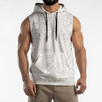 Samoan Culture-Lotu Tamaiti Sleeveless Hoodie Siapo and Polynesian Art Tattoos LT03 - Polynesian Pride