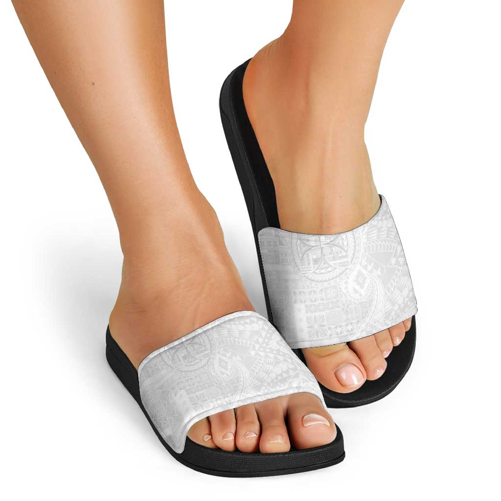 Samoan Culture-Lotu Tamaiti Slide Sandals Siapo and Polynesian Art Tattoos LT03 - Polynesian Pride