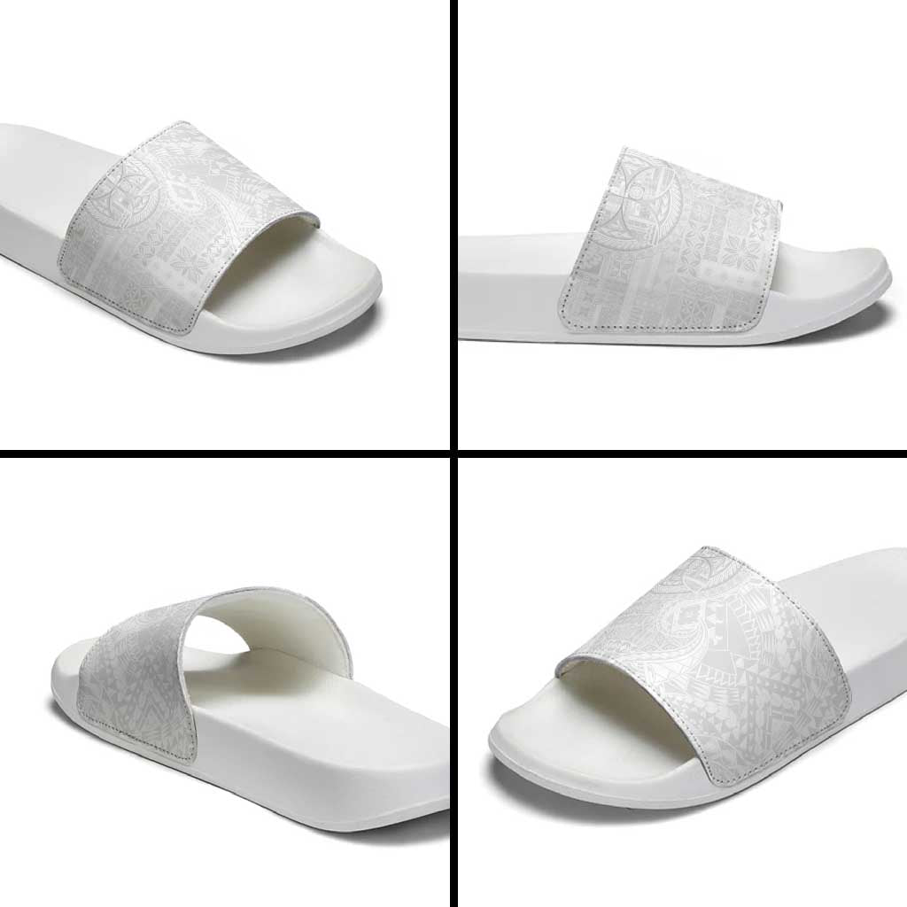 Samoan Culture-Lotu Tamaiti Slide Sandals Siapo and Polynesian Art Tattoos LT03 - Polynesian Pride