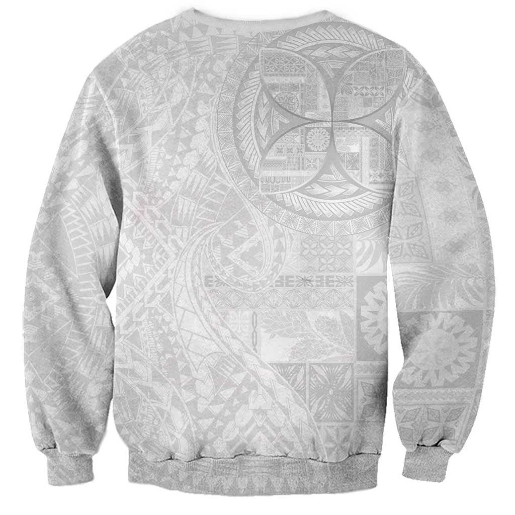 Samoan Culture-Lotu Tamaiti Sweatshirt Siapo and Polynesian Art Tattoos LT03 - Polynesian Pride