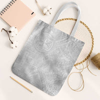 Samoan Culture-Lotu Tamaiti Tote Bag Siapo and Polynesian Art Tattoos LT03 White Strap One Size White - Polynesian Pride