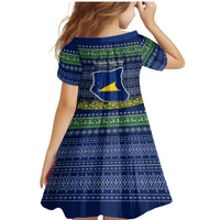 Personalised Tokelau Christmas Family Matching Mermaid Dress and Hawaiian Shirt Coat of Arms and Map Beautiful Merry Xmas Snowflake LT03 - Polynesian Pride