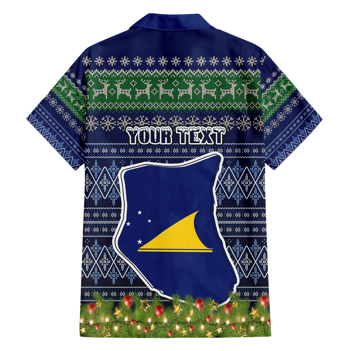 Personalised Tokelau Christmas Family Matching Off Shoulder Maxi Dress and Hawaiian Shirt Coat of Arms and Map Beautiful Merry Xmas Snowflake LT03 - Polynesian Pride