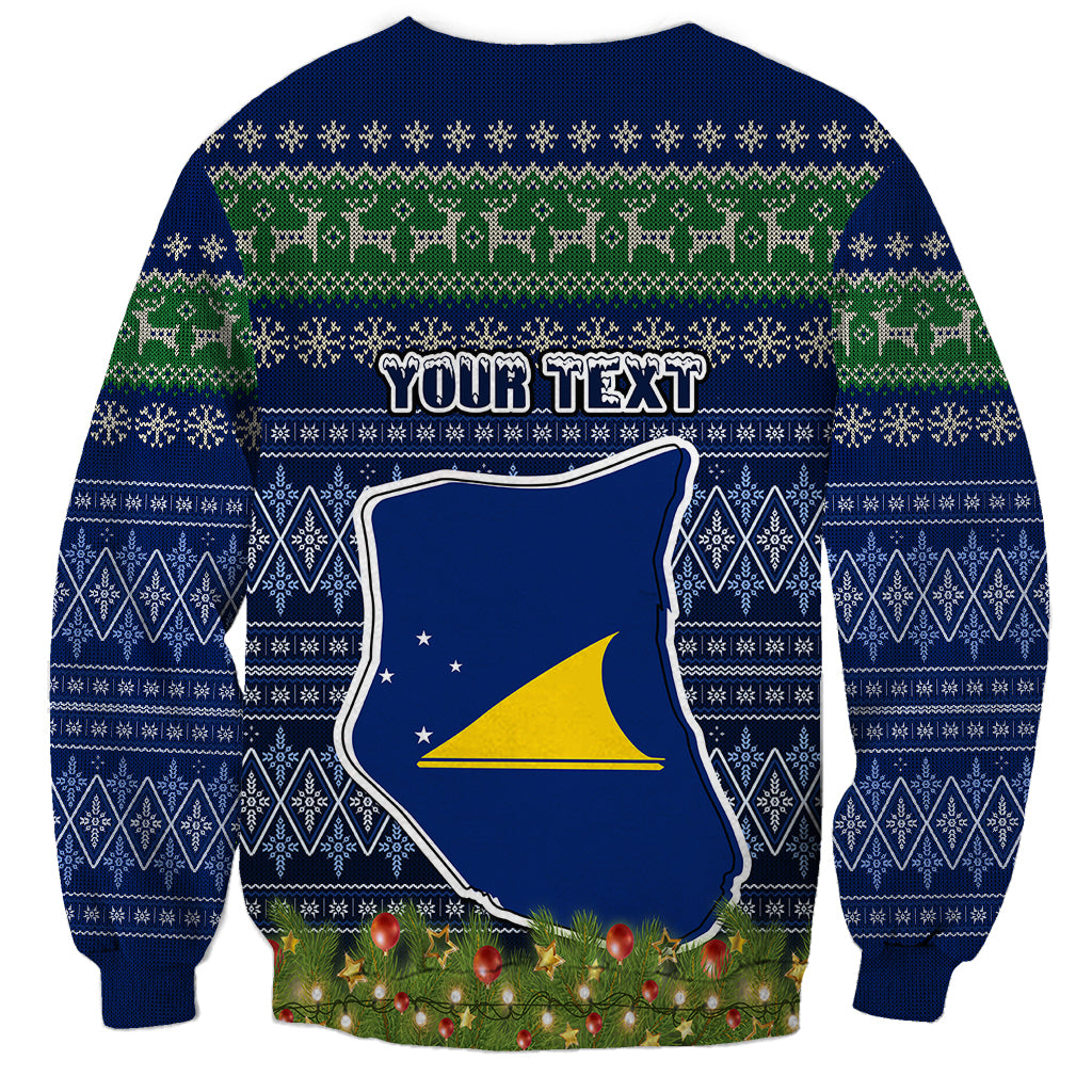 personalised-tokelau-christmas-sweatshirt-coat-of-arms-and-map-beautiful-merry-xmas-snowflake