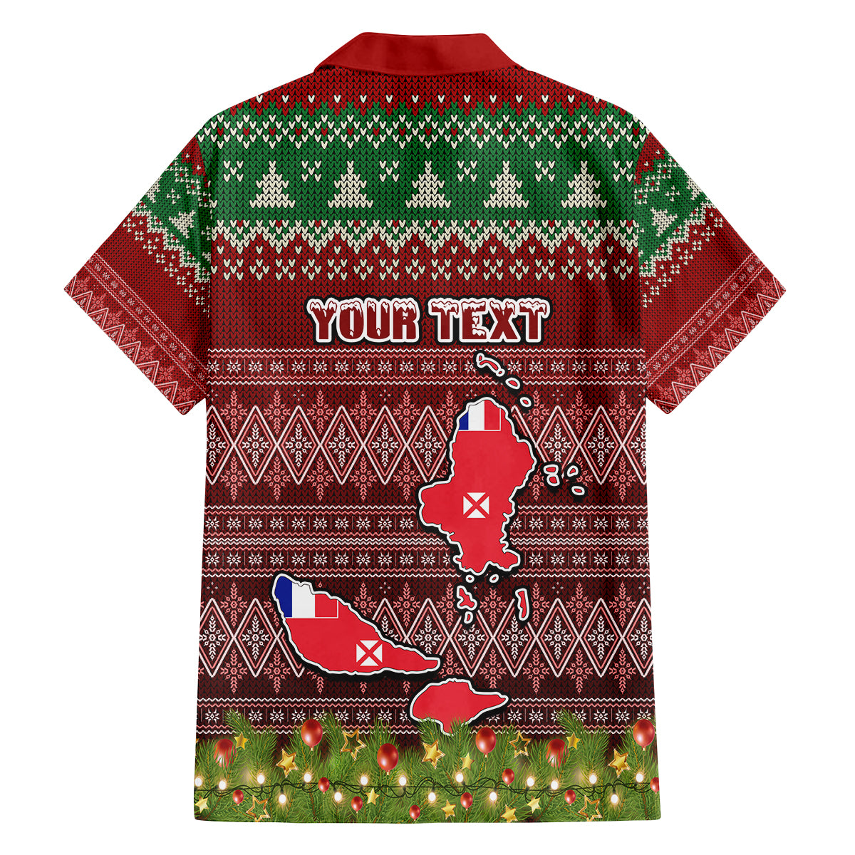 Personalised Wallis and Futuna Christmas Family Matching Summer Maxi Dress and Hawaiian Shirt Coat of Arms and Map Beautiful Merry Xmas Snowflake LT03 - Polynesian Pride