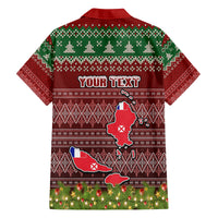 Personalised Wallis and Futuna Christmas Family Matching Tank Maxi Dress and Hawaiian Shirt Coat of Arms and Map Beautiful Merry Xmas Snowflake LT03 - Polynesian Pride