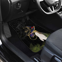 New Zealand Hoiho Car Mats Maori Art Tattoo and Silver Fern LT03 - Polynesian Pride