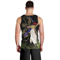 New Zealand Hoiho Men Tank Top Maori Art Tattoo and Silver Fern LT03 - Polynesian Pride