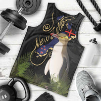 New Zealand Hoiho Men Tank Top Maori Art Tattoo and Silver Fern LT03 - Polynesian Pride