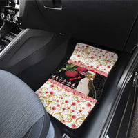 New Zealand Merry Christmas Car Mats Hoiho Xmas - Haka Dance and Pohutukawa LT03 - Polynesian Pride