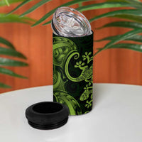 New Zealand Gecko Maori Art Tattoo 4 in 1 Can Cooler Tumbler LT03 - Polynesian Pride