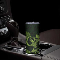 New Zealand Gecko Maori Art Tattoo Skinny Tumbler LT03 - Polynesian Pride