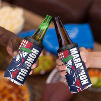 Honolulu Running 2024 4 in 1 Can Cooler Tumbler Marathon Competition Hula Runner and Kakau Art Tattoo LT03 - Polynesian Pride