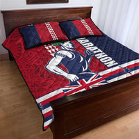 Honolulu Running 2024 Quilt Bed Set Marathon Competition Hula Runner and Kakau Art Tattoo LT03 - Polynesian Pride
