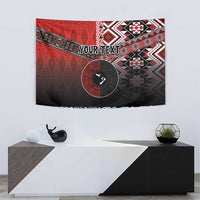 Personalised Aotearoa and Tonga Together Tapestry Manaia and Tongan Tribal Cross - Taniko and Ngatu Art Tattoo LT03 - Polynesian Pride