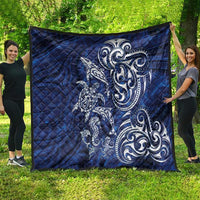 New Zealand Connecting with Seas Quilt Maori Tribal and Sea Animals Tattoo - White Glass Style LT03 - Polynesian Pride