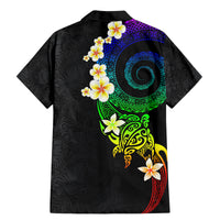 Polynesian Spiral Tribal Tattoo Family Matching Mermaid Dress and Hawaiian Shirt Fanciful Color LT03 - Polynesian Pride