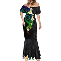 Polynesian Spiral Tribal Tattoo Mermaid Dress Fanciful Color LT03 - Polynesian Pride