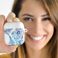 New Zealand Sea Animals AirPods Case with Maori Koru Tribal Tattoo and Silver Ferns Galaxy Style LT03 - Polynesian Pride