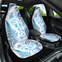 New Zealand Sea Animals Car Seat Cover with Maori Koru Tribal Tattoo and Silver Ferns Galaxy Style LT03 One Size Multicolor - Polynesian Pride