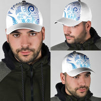 New Zealand Sea Animals Classic Cap with Maori Koru Tribal Tattoo and Silver Ferns Galaxy Style LT03 - Polynesian Pride