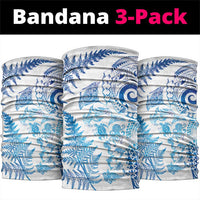 New Zealand Sea Animals Neck Gaiter with Maori Koru Tribal Tattoo and Silver Ferns Galaxy Style LT03 package One Size: 25*50cm Multicolor - Polynesian Pride
