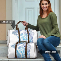 New Zealand Sea Animals Travel Bag with Maori Koru Tribal Tattoo and Silver Ferns Galaxy Style LT03 - Polynesian Pride