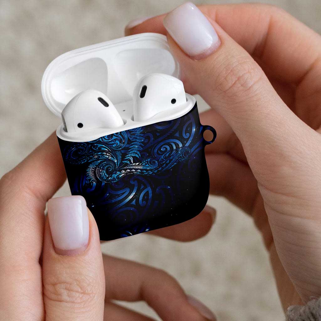 New Zealand New Year-Matariki AirPods Case Aotearoa Maori Tattoo Galaxy Sky LT03 - Polynesian Pride