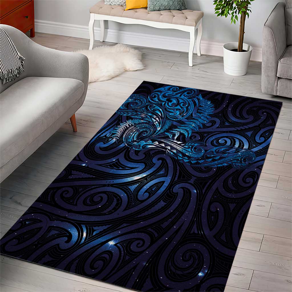 New Zealand New Year-Matariki Area Rug Aotearoa Maori Tattoo Galaxy Sky