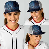 New Zealand New Year-Matariki Baseball Net Cap Aotearoa Maori Tattoo Galaxy Sky