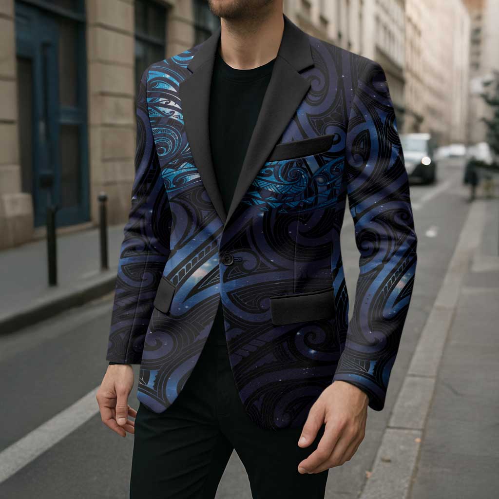 New Zealand New Year-Matariki Blazer Aotearoa Maori Tattoo Galaxy Sky