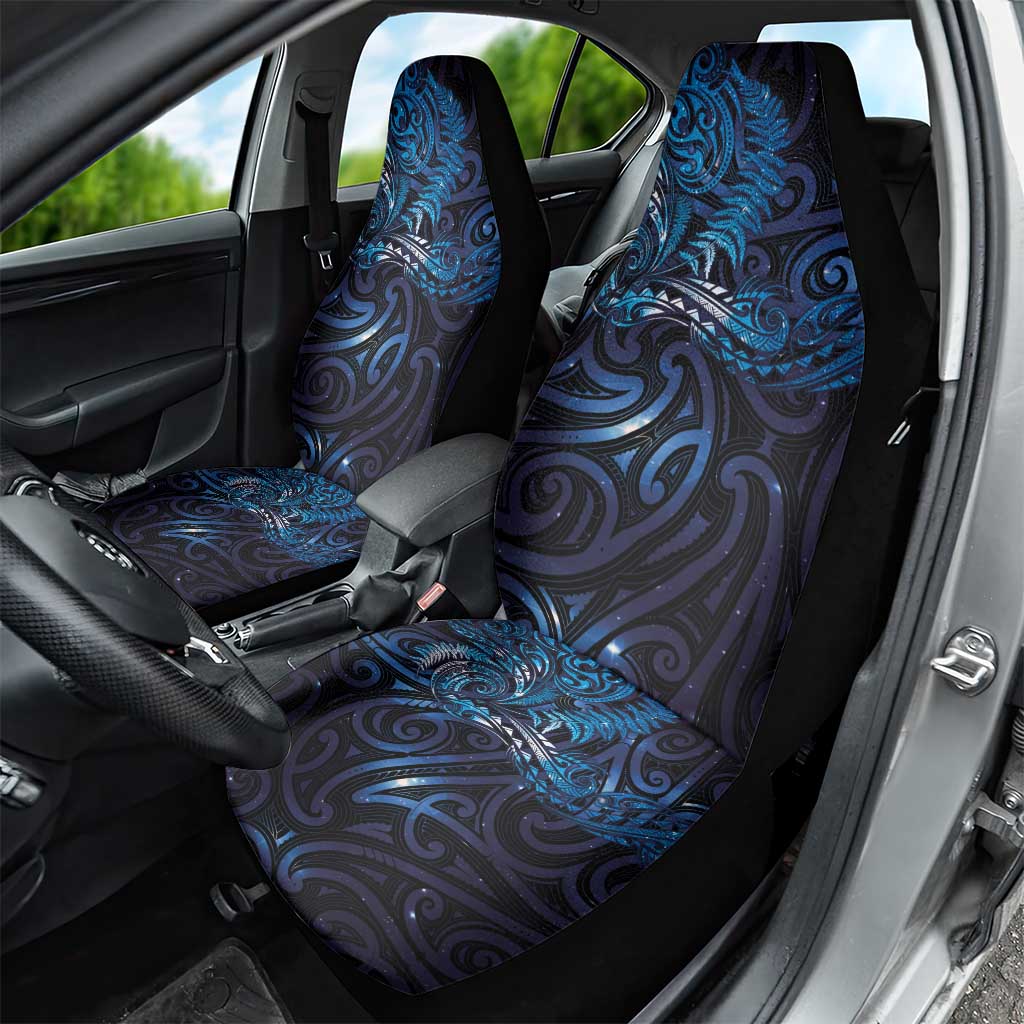 New Zealand New Year-Matariki Car Seat Cover Aotearoa Maori Tattoo Galaxy Sky LT03 - Polynesian Pride