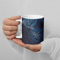 New Zealand New Year-Matariki Ceramic Mug Aotearoa Maori Tattoo Galaxy Sky