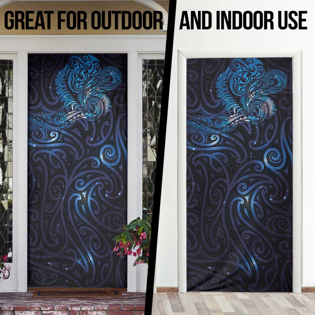 New Zealand New Year-Matariki Door Cover Aotearoa Maori Tattoo Galaxy Sky LT03 - Polynesian Pride