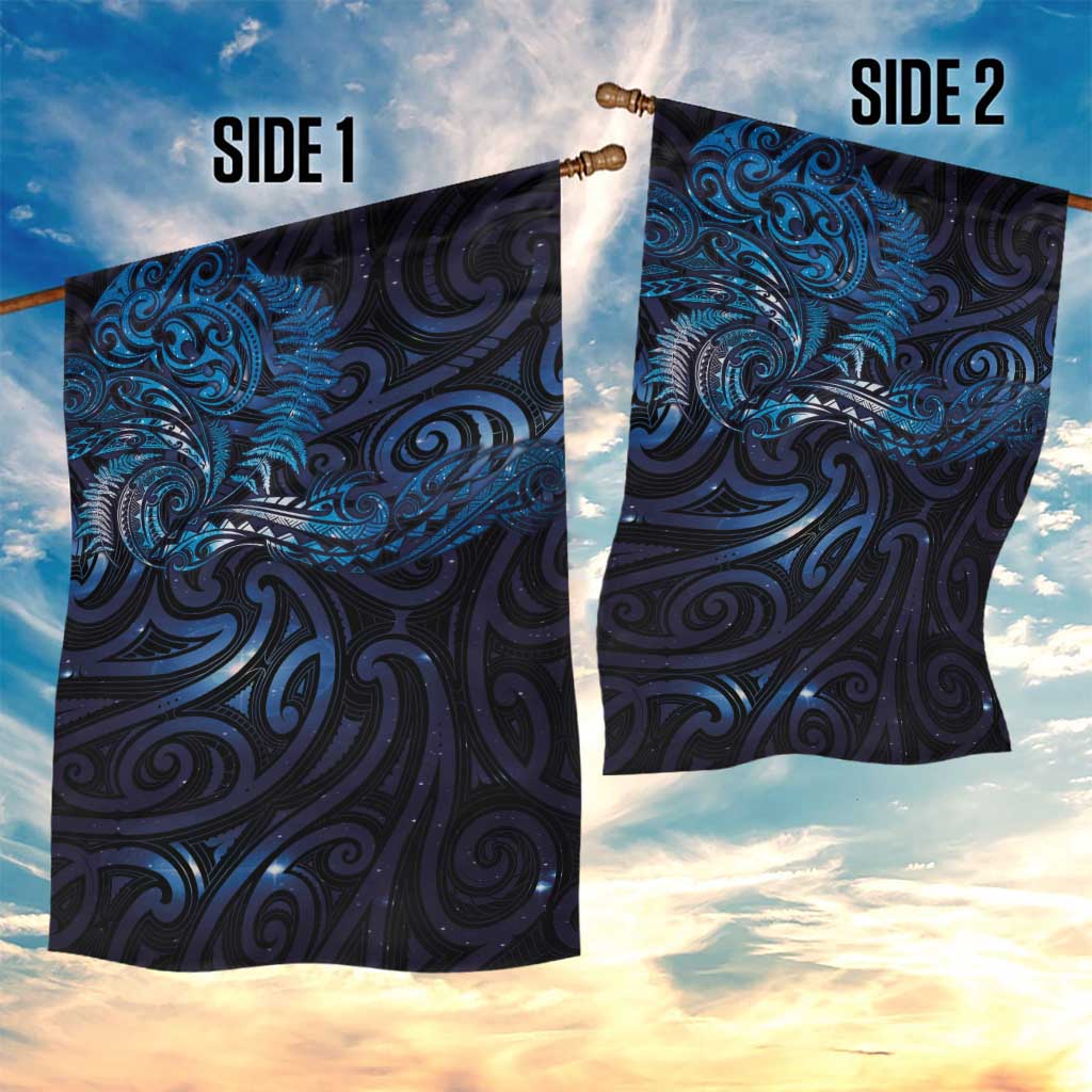 New Zealand New Year-Matariki Garden Flag Aotearoa Maori Tattoo Galaxy Sky LT03 - Polynesian Pride