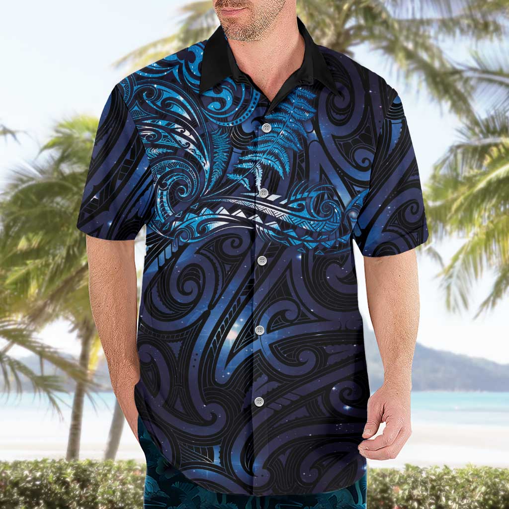 New Zealand New Year-Matariki Hawaiian Shirt Aotearoa Maori Tattoo Galaxy Sky LT03 - Polynesian Pride