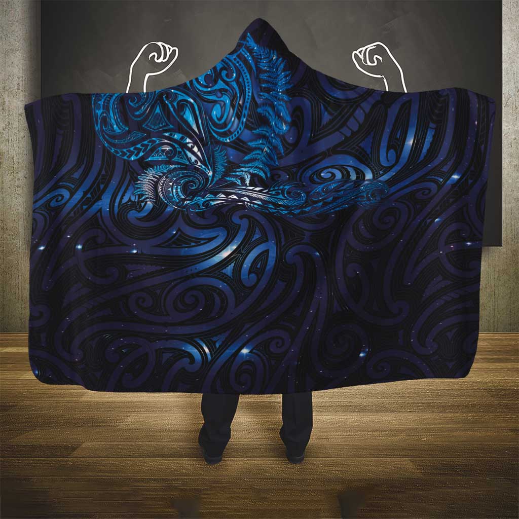 New Zealand New Year-Matariki Hooded Blanket Aotearoa Maori Tattoo Galaxy Sky LT03 - Polynesian Pride