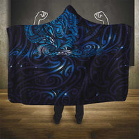 New Zealand New Year-Matariki Hooded Blanket Aotearoa Maori Tattoo Galaxy Sky LT03 - Polynesian Pride