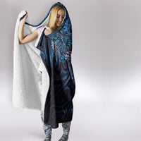 New Zealand New Year-Matariki Hooded Blanket Aotearoa Maori Tattoo Galaxy Sky LT03 - Polynesian Pride