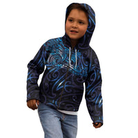 New Zealand New Year-Matariki Kid Hoodie Aotearoa Maori Tattoo Galaxy Sky LT03 - Polynesian Pride